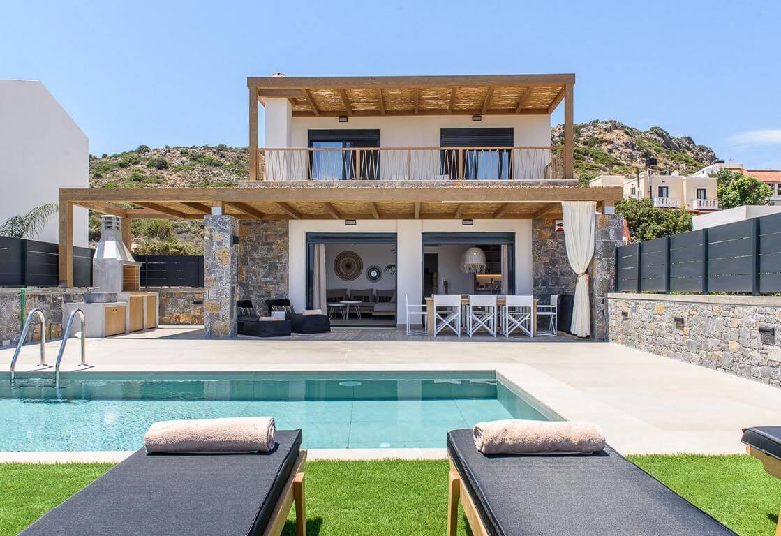 Villa auf Kreta mit privatem Pool in Strandnähe buchen - VILLTRAVEL ...